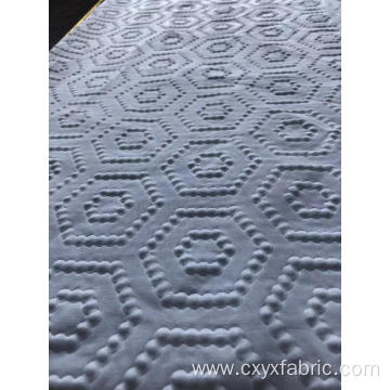 Polyester white bubble 3d emboss fabric